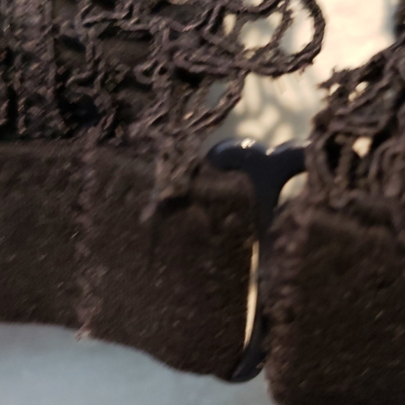 BLACK LACE BRA RACERBACK - Picture 7 of 9